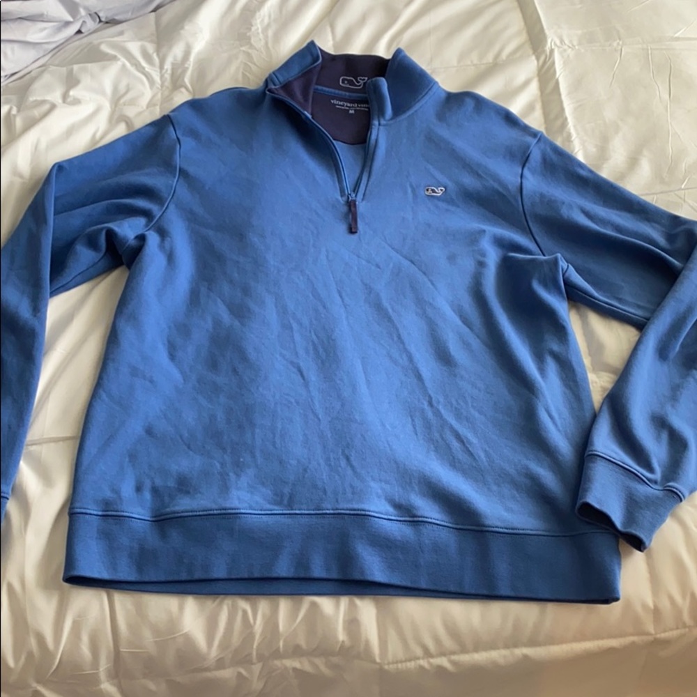 Blue vineyard vines quarter zip